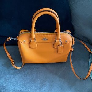 Orange Coach Purse